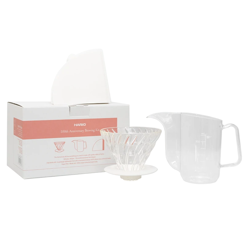 Hario V60 Brewing Kit 100th Anniversary VDAP-02-BLM Hario V60 Brewing Kit 100th Anniversary VDAP-02-BLM